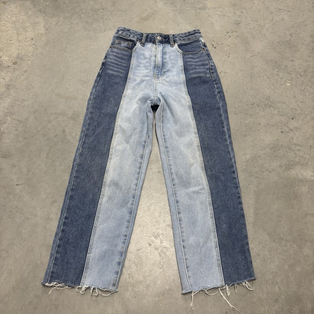 Pacsun Women's 90's Girlfriend Jeans Size 25 Multi-Wash Blue